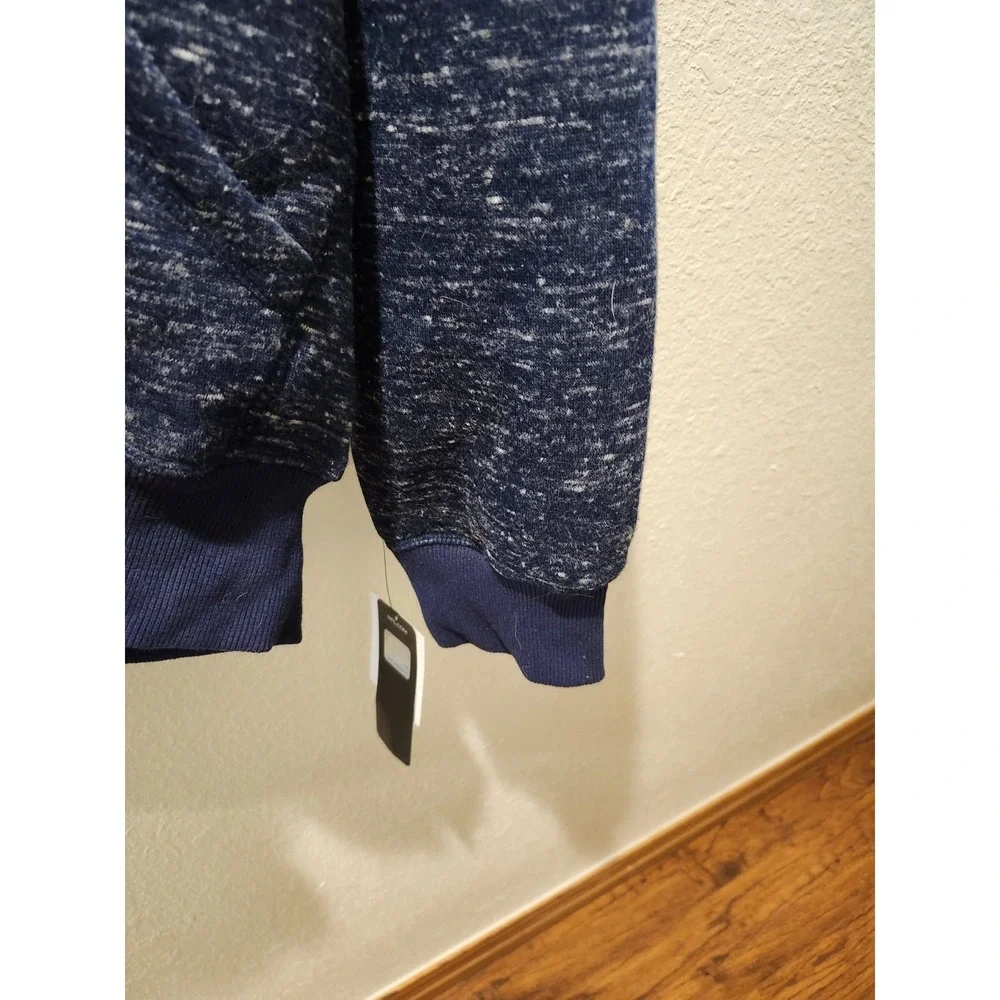 NFL Team Apparel Denver Broncos Blue Fleece lines Full Zip Hoodie Mens XL - Picture 6 of 8